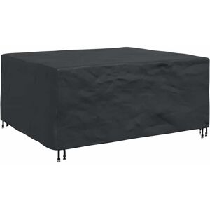 VidaXL Outdoor Furniture Cover Black UV Resistant Fabric - Furniture Cover VidaXL Outdoor Furniture Cover Black UV Resistant Fabric - Furniture Cover