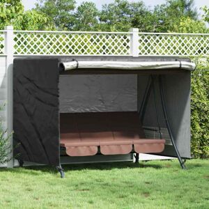 Outdoor Swing Cover Black 220 x 150 x 150 cm 210D Oxford Fabric vidaXL Outdoor Swing Cover Black 220 x 150 x 150 cm 210D Oxford Fabric vidaXL
