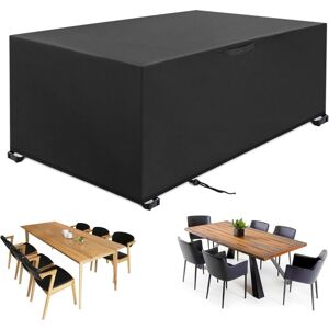 IKODM Outdoor Garden Furniture Cover 242 x 162 x 100cm 420D Oxford Garden Table Cover Waterproof Garden Furniture Tarpaulin IKODM Outdoor Garden Furniture Cover 242 x 162 x 100cm 420D Oxford Garden Table Cover Waterproof Garden Furniture Tarpaulin