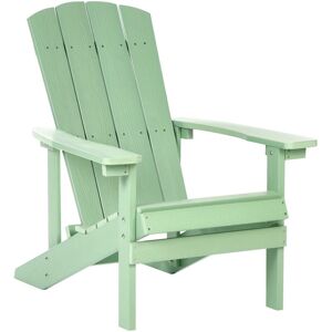 BELIANI Garden Chair ADIRONDACK Light Green BELIANI Garden Chair ADIRONDACK Light Green