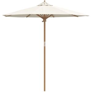 Garden Parasol Cream white 217 x 217 x 230 cm Bamboo Vidaxl Garden Parasol Cream white 217 x 217 x 230 cm Bamboo Vidaxl