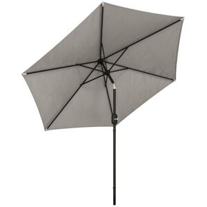 Outsunny 2.6M Garden Parasol Umbrella with Aluminium Pole, Tilt, Crank Outsunny 2.6M Garden Parasol Umbrella with Aluminium Pole, Tilt, Crank