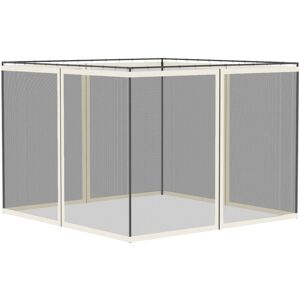 Outsunny - 302 x 207cm Universal Replacement Gazebo Mesh Netting Screen Walls Outsunny - 302 x 207cm Universal Replacement Gazebo Mesh Netting Screen Walls
