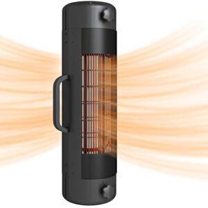 Outsunny Electric Parasol Mounted Patio Heater, Outdoor Heater, 2 Setting Outsunny Electric Parasol Mounted Patio Heater, Outdoor Heater, 2 Setting