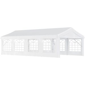 Outsunny 8m Gazebo Garden Marquee Canopy Party Carport Shelter - Gazebo Outsunny 8m Gazebo Garden Marquee Canopy Party Carport Shelter - Gazebo