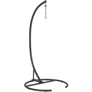 Outsunny Hammock Chair Stand w/ Round Base, C Swing Stand Only, Black Outsunny Hammock Chair Stand w/ Round Base, C Swing Stand Only, Black