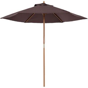 Outsunny 2.5m Wooden Garden Parasol Sun Shade - Parasol Outsunny 2.5m Wooden Garden Parasol Sun Shade - Parasol
