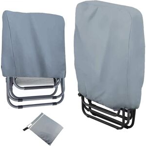 CSPARKV Pack Garden Chair Covers, Waterproof Windproof Anti-UV Heavy Duty 210D Oxford Fabric with Storage Bag for Garden Lounger CSPARKV Pack Garden Chair Covers, Waterproof Windproof Anti-UV Heavy Duty 210D Oxford Fabric with Storage Bag for Garden Lounger