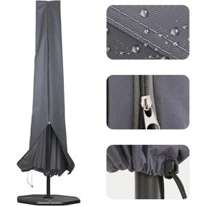 CYSLMUK Garden Parasol Cover for Garden Umbrella Cover, 190x25x50cm, 600D Oxford PVC Waterproof Coating, with Durable Zipper and Adjustable Drawstring at the CYSLMUK Garden Parasol Cover for Garden Umbrella Cover, 190x25x50cm, 600D Oxford PVC Waterproof Coating, with Durable Zipper and Adjustable Drawstring at the