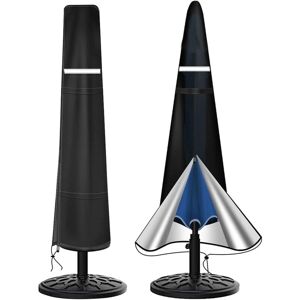 AOUGO Parasol Cover, Parasol Cover Waterproof, Anti-UV, Heavy Duty 210D Oxford Cloth Parasol Cover with Zipper Closure and Storage Bag (190 x 30 x 50cm) AOUGO Parasol Cover, Parasol Cover Waterproof, Anti-UV, Heavy Duty 210D Oxford Cloth Parasol Cover with Zipper Closure and Storage Bag (190 x 30 x 50cm)