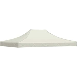 vidaXL Party Tent Roof 4x3 m Cream - Replacement Canopy for Outdoor Use vidaXL Party Tent Roof 4x3 m Cream - Replacement Canopy for Outdoor Use