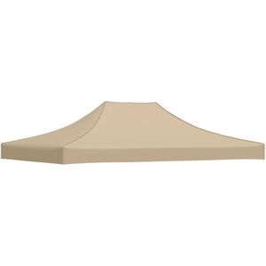 Party Tent Roof 4.5x3 m Beige 270 g/m² Vidaxl Party Tent Roof 4.5x3 m Beige 270 g/m² Vidaxl