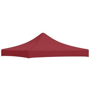 vidaXL Party Tent Roof Burgundy - Replacement Canopy for Outdoor Use vidaXL Party Tent Roof Burgundy - Replacement Canopy for Outdoor Use