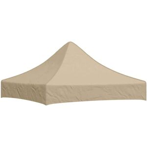 vidaXL Party Tent Roof 2x2 m Beige - Party Tent Roof vidaXL Party Tent Roof 2x2 m Beige - Party Tent Roof
