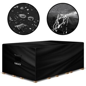 Weatherproof Outdoor Covers Garden Furniture Cover Rip Resistant Fabric - Rectangular 280x204x106cm - Futura Weatherproof Outdoor Covers Garden Furniture Cover Rip Resistant Fabric - Rectangular 280x204x106cm - Futura