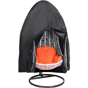 HÉLOISE Patio Egg Chair Cover 190T Outdoor Rattan Swing Covers for Large Eggs Waterproof Dustproof Garden Furniture Cover with Outdoor Chair Cover,190x115cm HÉLOISE Patio Egg Chair Cover 190T Outdoor Rattan Swing Covers for Large Eggs Waterproof Dustproof Garden Furniture Cover with Outdoor Chair Cover,190x115cm