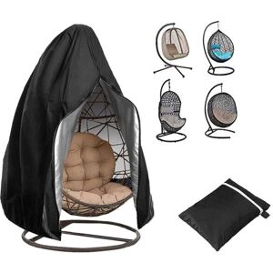 TOOLIVE Patio Hanging Chair Cover - Egg Swing Cover with Zipper, Heavy Duty Windproof Garden Furniture Protector, Waterproof Outdoor 190 x 115 cm TOOLIVE Patio Hanging Chair Cover - Egg Swing Cover with Zipper, Heavy Duty Windproof Garden Furniture Protector, Waterproof Outdoor 190 x 115 cm