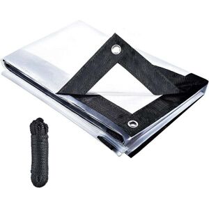 YMYNY Pe Tarpaulin, Waterproof and Durable Tarpaulin, pe Waterproof Tarpaulin, 2 x 3m Transparent Eyelet Protective Tarpaulin with Rope, Windproof, Warm, YMYNY Pe Tarpaulin, Waterproof and Durable Tarpaulin, pe Waterproof Tarpaulin, 2 x 3m Transparent Eyelet Protective Tarpaulin with Rope, Windproof, Warm,