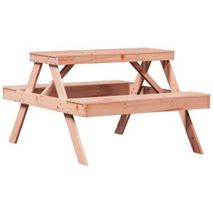 Picnic Table 105x134x75 cm Solid Wood Douglas Vidaxl Picnic Table 105x134x75 cm Solid Wood Douglas Vidaxl