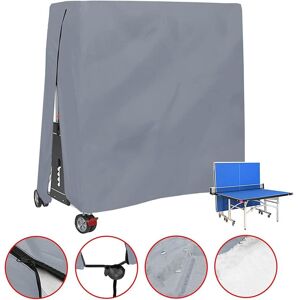 AIPERQ Ping Pong Table Cover, Waterproof Windproof Anti-UV Heavy Duty Oxford Cloth Ping Pong Table Protective Cover (Green) AIPERQ Ping Pong Table Cover, Waterproof Windproof Anti-UV Heavy Duty Oxford Cloth Ping Pong Table Protective Cover (Green)