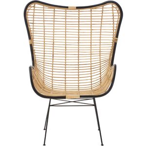 Premier Housewares - Interiors by Premier Natural Rattan Egg Chair, Rustless Metal Rattan Chair, Easy Cleaning Armchair, Eco-friendly Outdoor Chair Premier Housewares - Interiors by Premier Natural Rattan Egg Chair, Rustless Metal Rattan Chair, Easy Cleaning Armchair, Eco-friendly Outdoor Chair