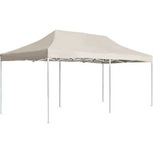 VidaXL Aluminum Garden Party Tent 6x3m Cream - Outdoor Event Shelter VidaXL Aluminum Garden Party Tent 6x3m Cream - Outdoor Event Shelter