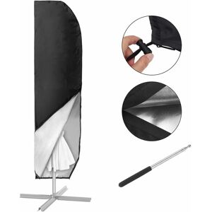 BRIDAY Protective Cover for Offset Parasol Garden Parasol Cover in 420D Oxford Umbrella Cover Waterproof Parasol Cover Anti-Dust/UV/Weather 265x40x70cm Large BRIDAY Protective Cover for Offset Parasol Garden Parasol Cover in 420D Oxford Umbrella Cover Waterproof Parasol Cover Anti-Dust/UV/Weather 265x40x70cm Large