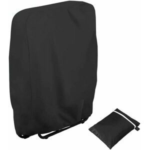 HOOPZI Protective Cover for Patio Chairs uv Resistant Wind Resistant for Patio Furniture Deckchair Foldable Lounge Chair with Carry Bag Oxford Black HOOPZI Protective Cover for Patio Chairs uv Resistant Wind Resistant for Patio Furniture Deckchair Foldable Lounge Chair with Carry Bag Oxford Black