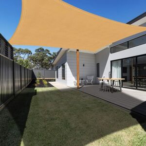 HÉLOISE Rectangular Shade Sail 4x6m Sand, Waterproof Awning UV Protection for Garden Terrace Outdoor Patio Swimming Pool with Free Rope HÉLOISE Rectangular Shade Sail 4x6m Sand, Waterproof Awning UV Protection for Garden Terrace Outdoor Patio Swimming Pool with Free Rope