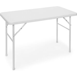 Relaxdays - bastian Garden Table Folding Table Rectangular 74 x 121.5 x 61 cm for Backyard, Balcony or Patio with Metal Frame in Rattan Look as Side Relaxdays - bastian Garden Table Folding Table Rectangular 74 x 121.5 x 61 cm for Backyard, Balcony or Patio with Metal Frame in Rattan Look as Side