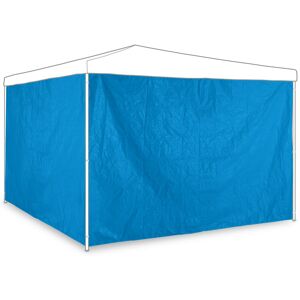 Relaxdays - gazebo side panels, set of 2, marquee side wall, waterproof, garden, outdoors, pe, pvc, pergola covers, blue Relaxdays - gazebo side panels, set of 2, marquee side wall, waterproof, garden, outdoors, pe, pvc, pergola covers, blue