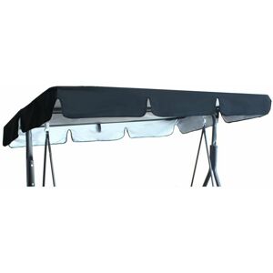 DEWDAT Replacement Roof Universal 3 Seat Swing Replacement Cover Awning (Only Canopy Cover) 19512515cm Black DEWDAT Replacement Roof Universal 3 Seat Swing Replacement Cover Awning (Only Canopy Cover) 19512515cm Black