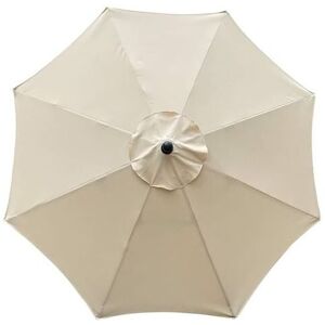 AIPERQ Replacement umbrella cover 8 ribs 3M waterproof anti-UV beige replacement fabric AIPERQ Replacement umbrella cover 8 ribs 3M waterproof anti-UV beige replacement fabric