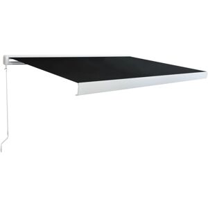 Vidaxl - Retractable Awning Frame Manually-operated 3,5x2,5 m (Not for Individual Sale) Black Vidaxl - Retractable Awning Frame Manually-operated 3,5x2,5 m (Not for Individual Sale) Black
