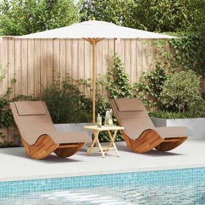 VIDAXL Outdoor Swing Lounger Set with Cushions - Relax in Style VIDAXL Outdoor Swing Lounger Set with Cushions - Relax in Style