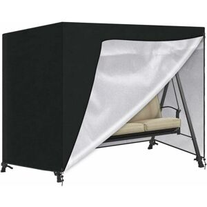 SOLEIL SanGlory 3 Seater Swing Seat Cover Garden Swing Cover Waterproof Oxford Anti-UV Swing Seat Cover Outdoor Swing Cover (210x150x150cm) SOLEIL SanGlory 3 Seater Swing Seat Cover Garden Swing Cover Waterproof Oxford Anti-UV Swing Seat Cover Outdoor Swing Cover (210x150x150cm)