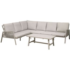 Sealey - DG57 Dellonda Fusion Aluminium Outdoor Corner Sofa & Coffee Table Set 4pc Sealey - DG57 Dellonda Fusion Aluminium Outdoor Corner Sofa & Coffee Table Set 4pc