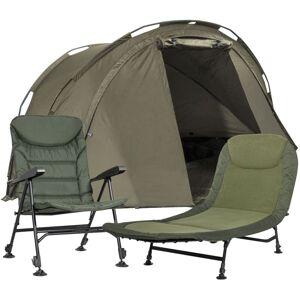 Sealey - DL143 Dellonda Two-Person Bivvy Tent, Reclining Chair & Bedchair Set Sealey - DL143 Dellonda Two-Person Bivvy Tent, Reclining Chair & Bedchair Set