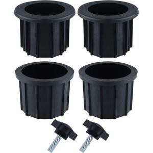 AOUGO Sets (6 Pieces) Balcony Umbrella Accessories, 4 Umbrella Hole Rings and 2 Hand Knob Screws, Umbrella Stand Accessories for Balcony Terraces Patio AOUGO Sets (6 Pieces) Balcony Umbrella Accessories, 4 Umbrella Hole Rings and 2 Hand Knob Screws, Umbrella Stand Accessories for Balcony Terraces Patio