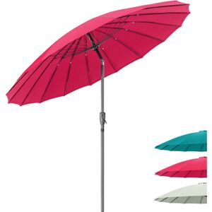 CHRISTOW Shanghai Parasol With Tilt 2.6m - Raspberry CHRISTOW Shanghai Parasol With Tilt 2.6m - Raspberry