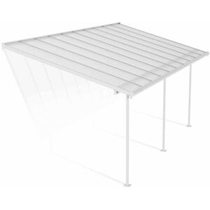 Palram - Patio Cover Sierra 3 x 6.10 Clear - Polycarbonate - L619 x W299 x H305 cm - White Palram - Patio Cover Sierra 3 x 6.10 Clear - Polycarbonate - L619 x W299 x H305 cm - White