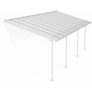 Palram - Patio Cover Sierra 3 x 7.30 Clear - Polycarbonate - L739 x W299 x H305 cm - White Palram - Patio Cover Sierra 3 x 7.30 Clear - Polycarbonate - L739 x W299 x H305 cm - White