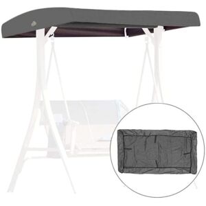 (Size:191x120x23cm,Color:Grey)Replacement Canopy for Swing, 3 Seater Replacement Cover, Garden Swing Roof, Waterproof Awning Cover for Swinging (Size:191x120x23cm,Color:Grey)Replacement Canopy for Swing, 3 Seater Replacement Cover, Garden Swing Roof, Waterproof Awning Cover for Swinging