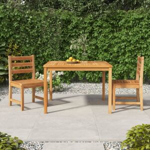 3 Piece Garden Dining Set Solid Wood Teak vidaXL 3 Piece Garden Dining Set Solid Wood Teak vidaXL
