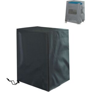 LINGHHANG Stackable Garden Chair Cover, 210D Oxford Fabric Waterproof, Balcony Anti-UV/Rain 68 x 68 x 120 (Black, 2pcs) LINGHHANG Stackable Garden Chair Cover, 210D Oxford Fabric Waterproof, Balcony Anti-UV/Rain 68 x 68 x 120 (Black, 2pcs)