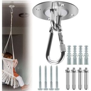Ymyny - Stainless steel ceiling hook, ceiling mount, 500 kg load capacity, 180° rotatable suspension Ymyny - Stainless steel ceiling hook, ceiling mount, 500 kg load capacity, 180° rotatable suspension