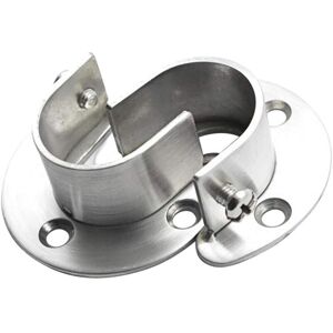 LINGHHANG Stainless Steel Closet Pole Sockets, 2pcs Heavy Duty Closet Rod End Supports Flange Rod Holder with Screws, U Shape, Easy Installation/Removal 32MM LINGHHANG Stainless Steel Closet Pole Sockets, 2pcs Heavy Duty Closet Rod End Supports Flange Rod Holder with Screws, U Shape, Easy Installation/Removal 32MM