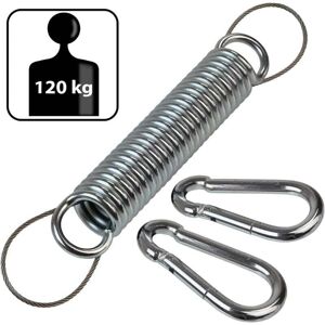 Ymyny - Steel spring for hanging chair, hanging chair, hammock with safety rope and two carabiners Ymyny - Steel spring for hanging chair, hanging chair, hammock with safety rope and two carabiners