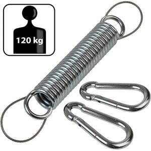 MEMKEY Steel spring for hanging chair, hanging chair, hammock with safety rope and two carabiners MEMKEY Steel spring for hanging chair, hanging chair, hammock with safety rope and two carabiners