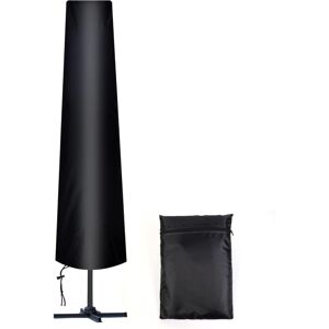 WOIYIC Straight Parasol Cover Ø 300 cm, 210D Oxford Protective Cover for Parasol with Storage Bag, Weatherproof, UV Resistant, Snow Resistant WOIYIC Straight Parasol Cover Ø 300 cm, 210D Oxford Protective Cover for Parasol with Storage Bag, Weatherproof, UV Resistant, Snow Resistant